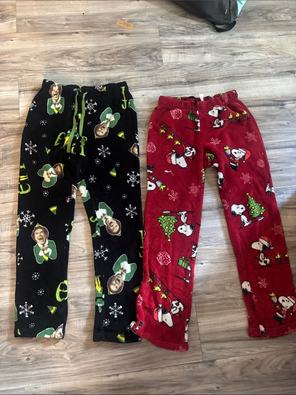Bluenotes Black & Red Holiday Fleece Pajama Bottoms